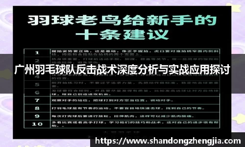 广州羽毛球队反击战术深度分析与实战应用探讨